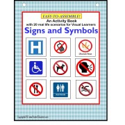 Common Signs and Symbols for Visual Learners Interactive Activity Book and File Folder SET for Autism